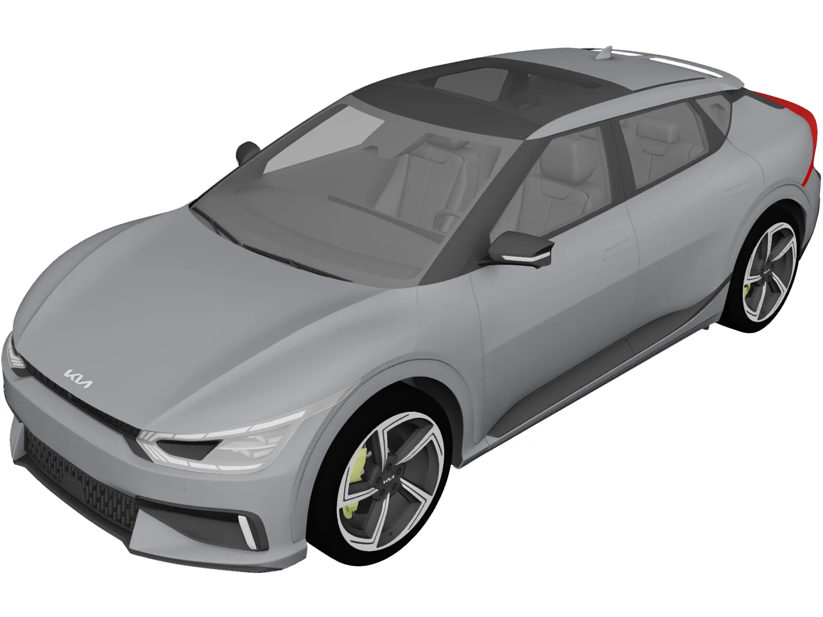 Kia EV6 GT (2022) 3D Model