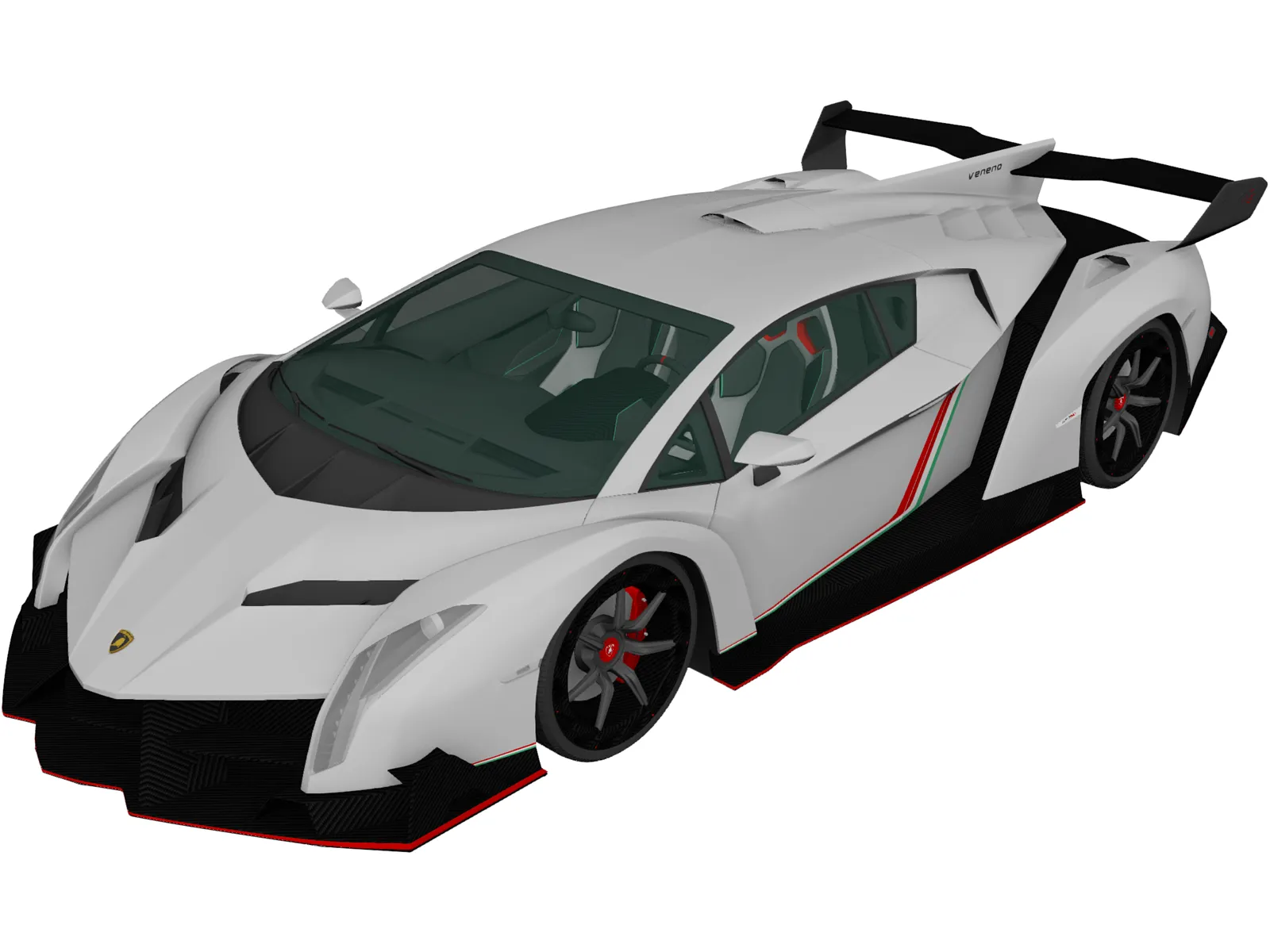 Lamborghini Veneno LP750-4 (2013) 3D Model