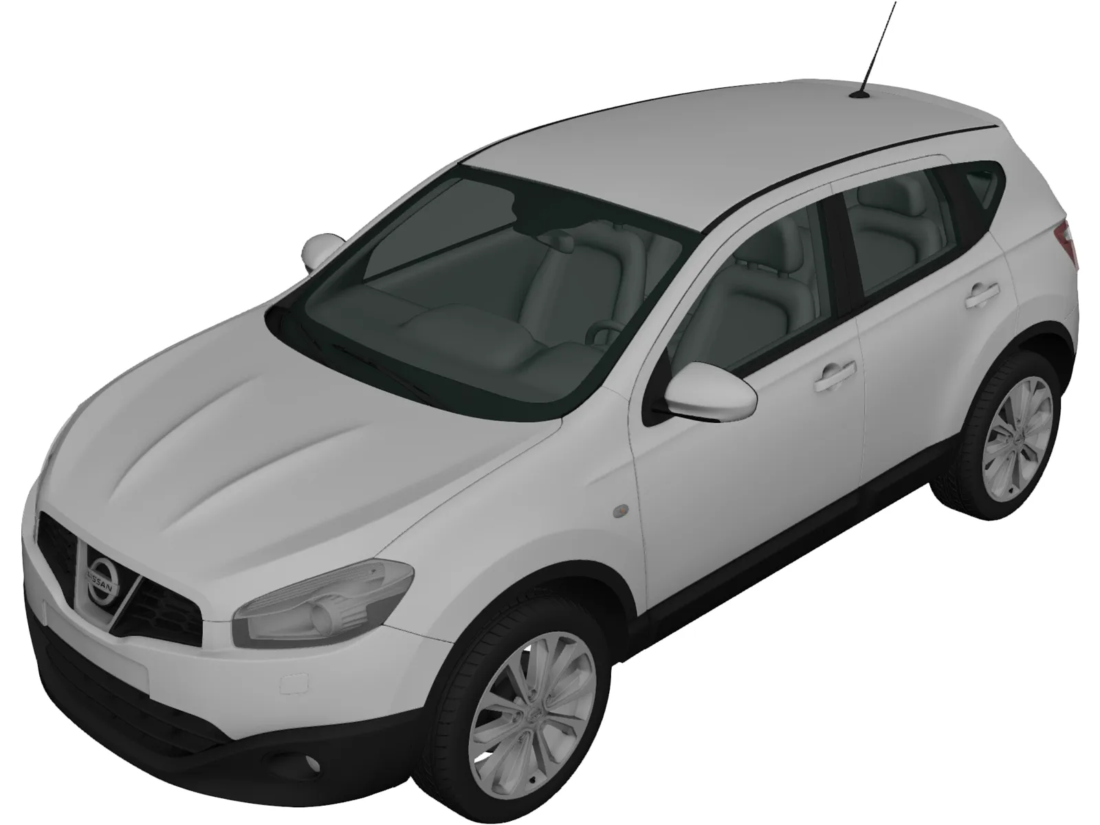 Nissan Qashqai (2010) 3D Model