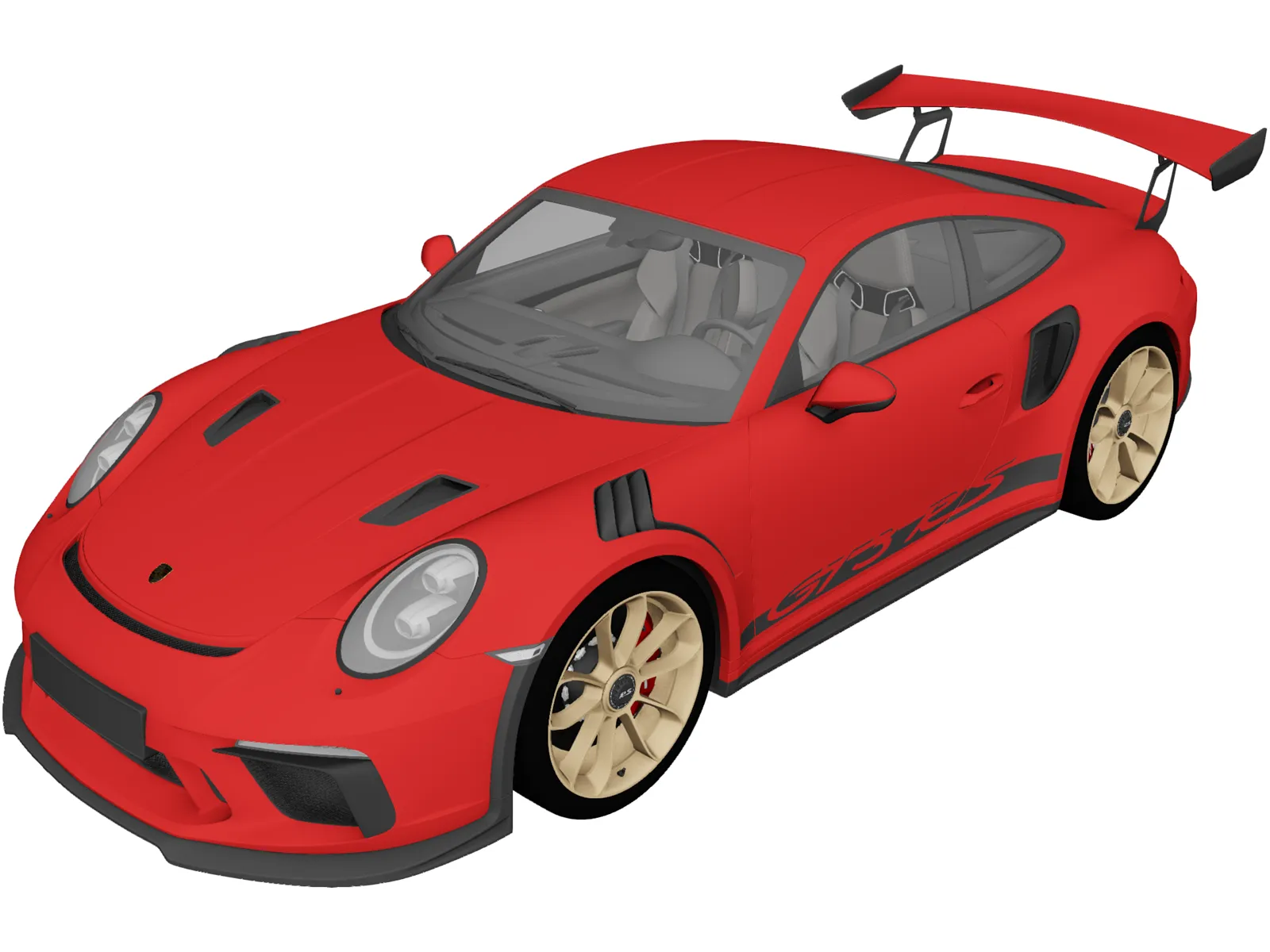 Porsche 911 GT3 RS (2019) 3D Model