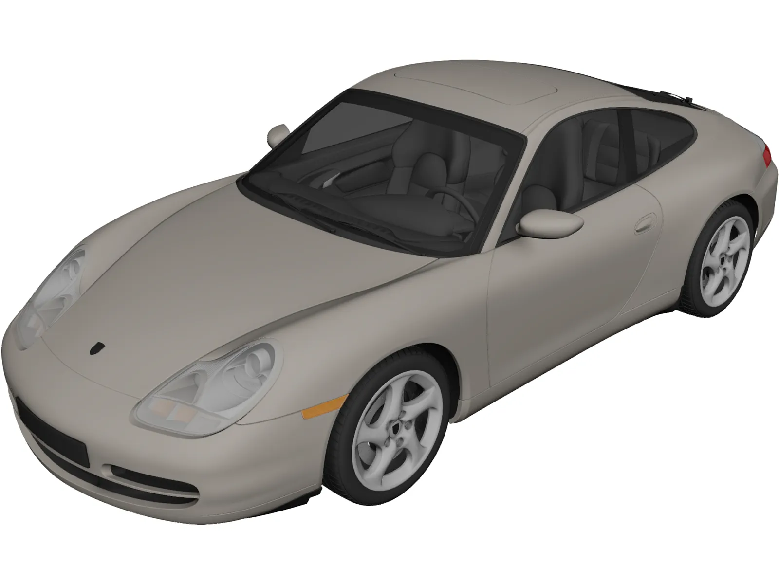 Porsche 911 Carrera (1997) 3D Model