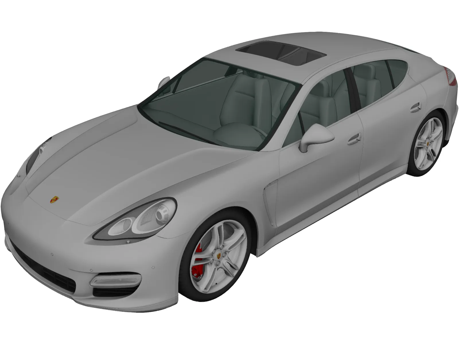 Porsche Panamera (2009) 3D Model