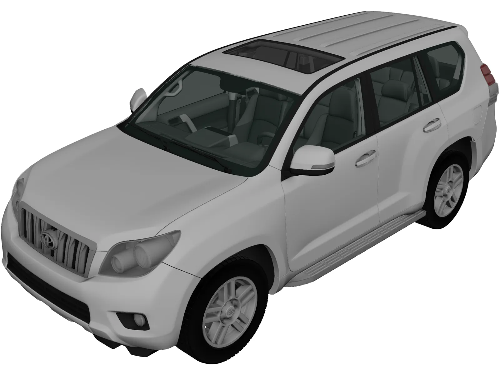 Toyota Land Cruiser Prado (2010) 3D Model
