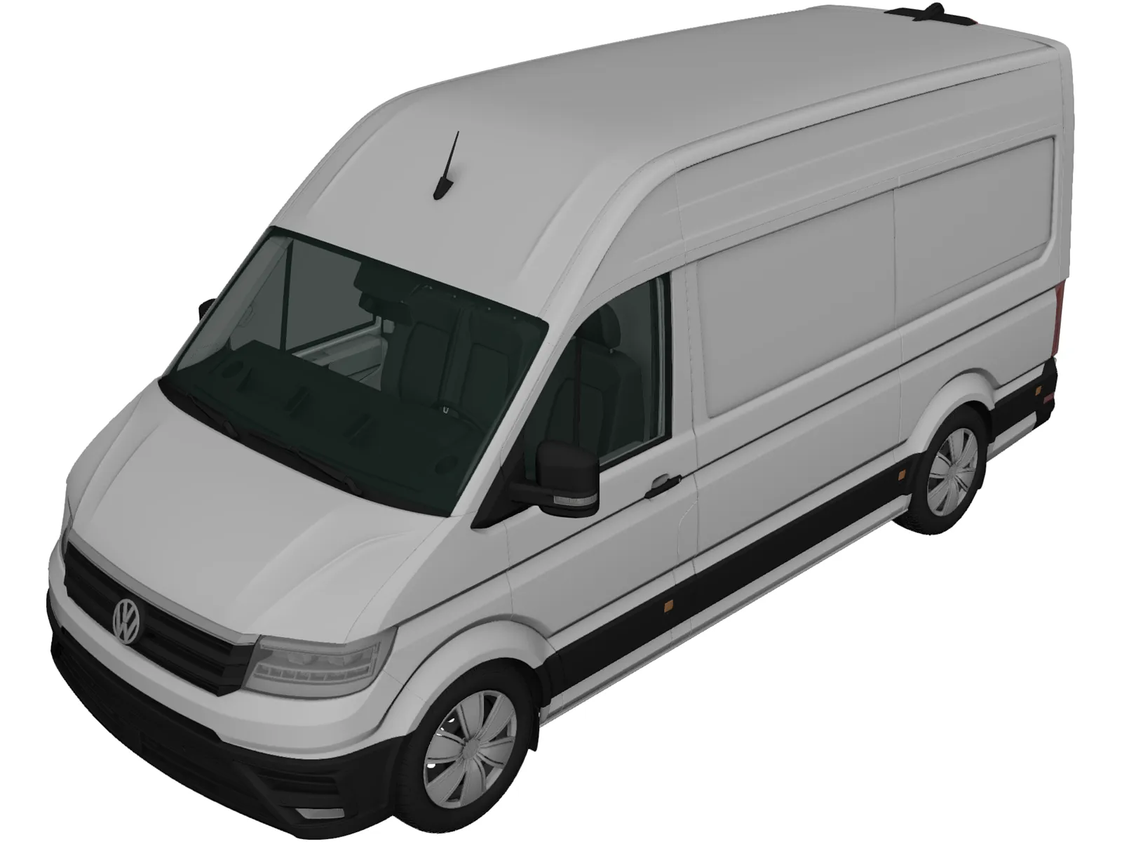 Volkswagen Crafter L1H2 (2017) 3D Model
