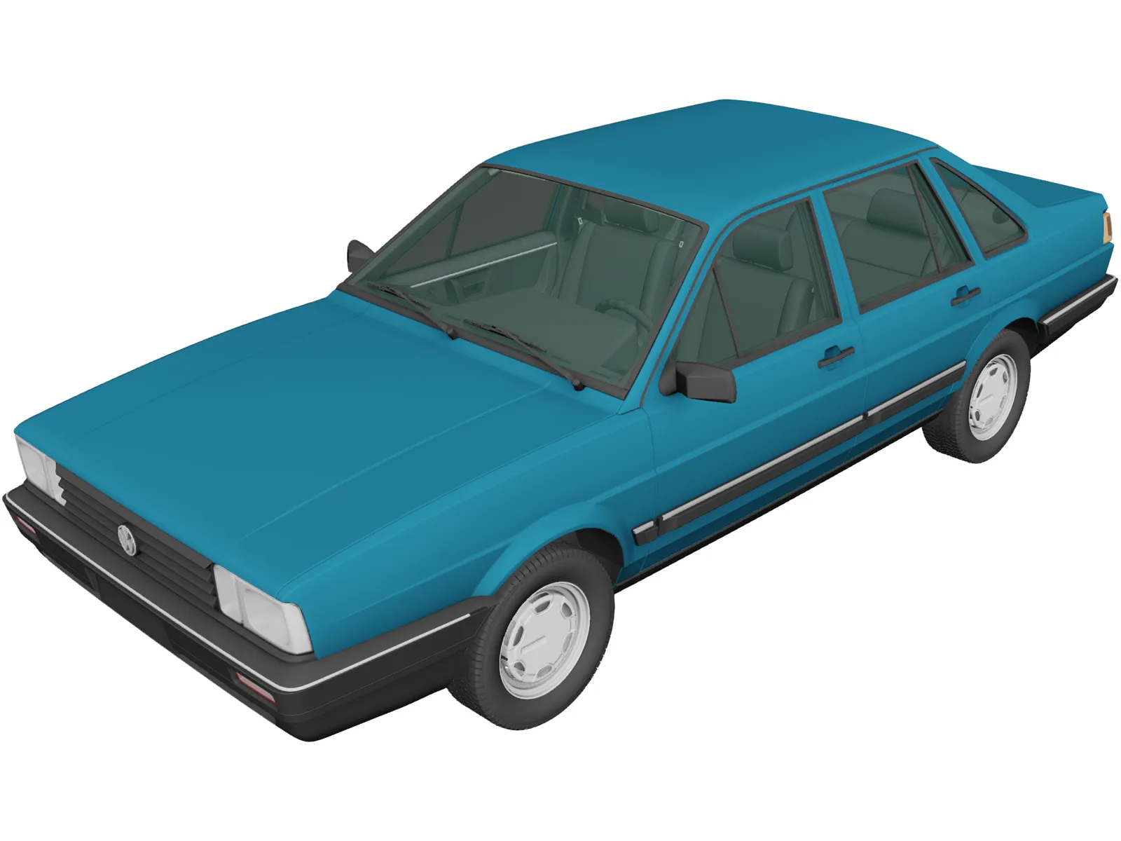 Volkswagen Santana (1985) 3D Model