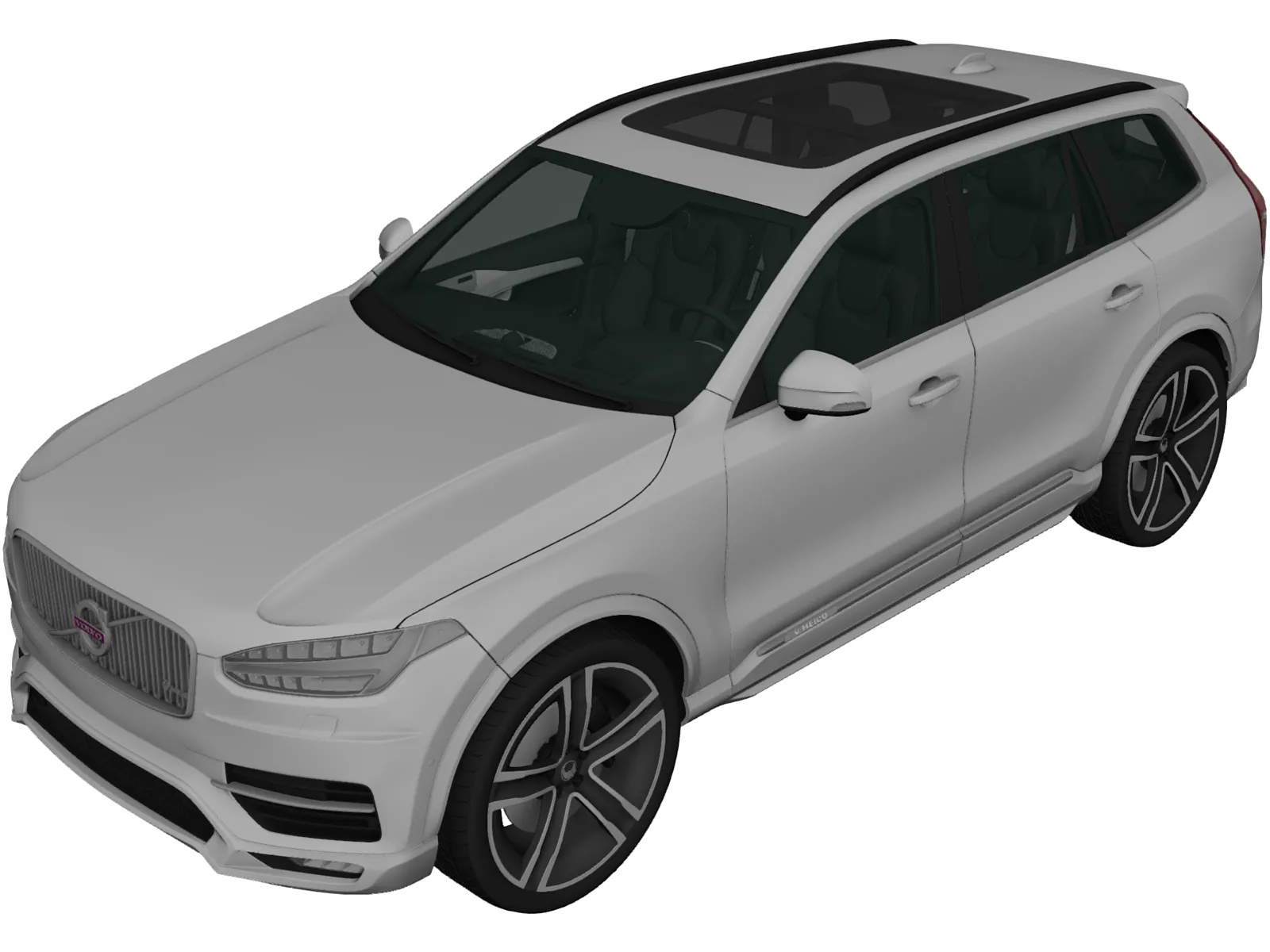 Volvo XC90 (2016) 3D Model