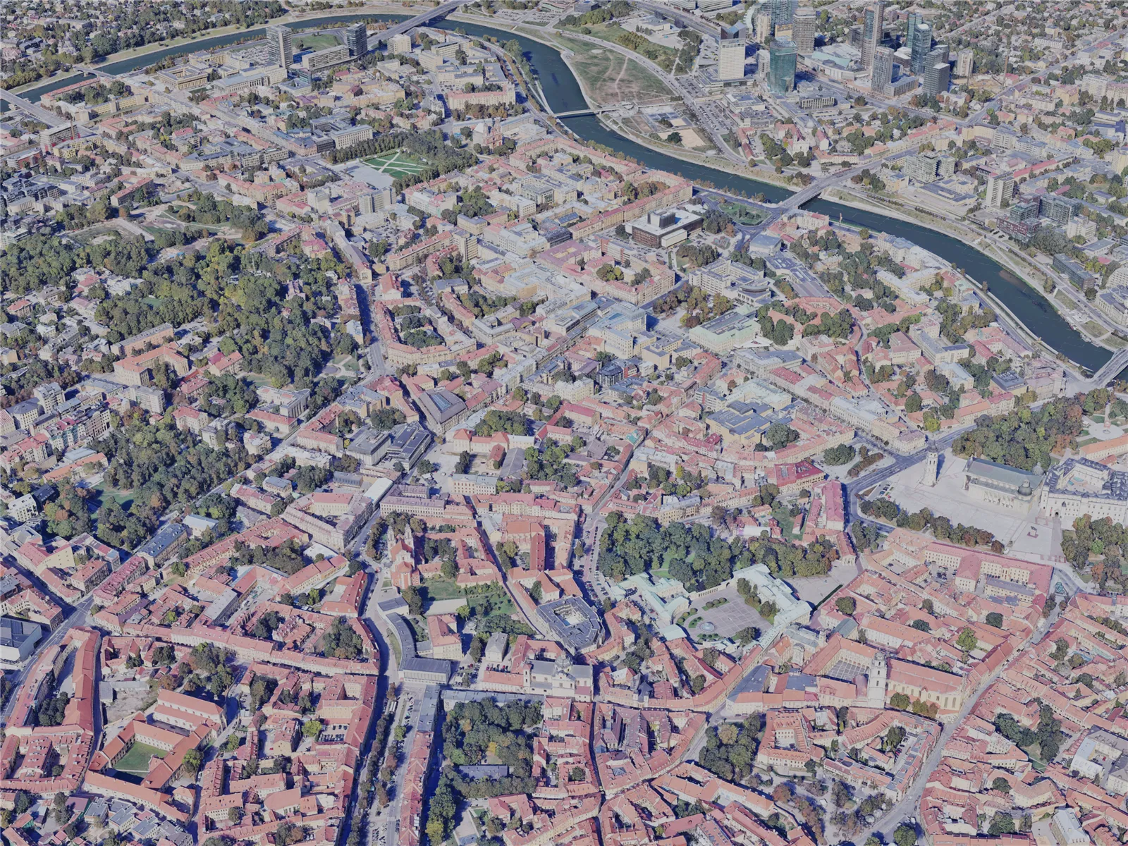 Vilnius City, Lithuania (2023) 3D Model