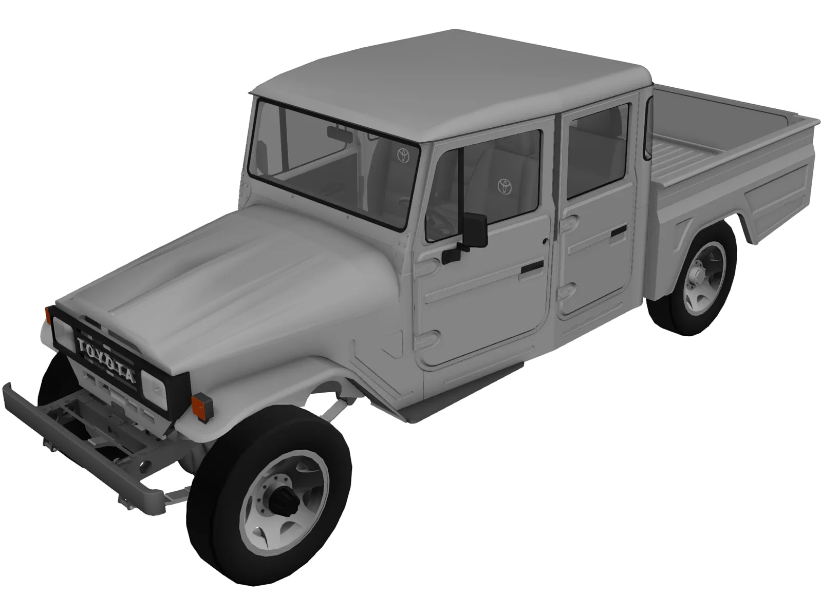 Toyota FJ Cruiser (2006) 3D Model