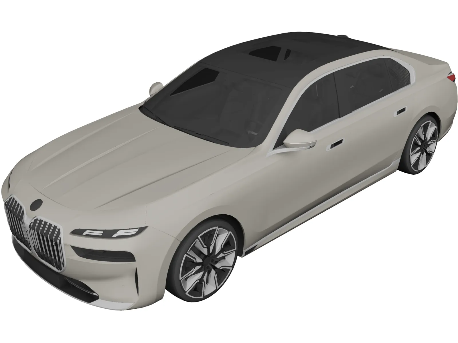 BMW i7 (2024) 3D Model