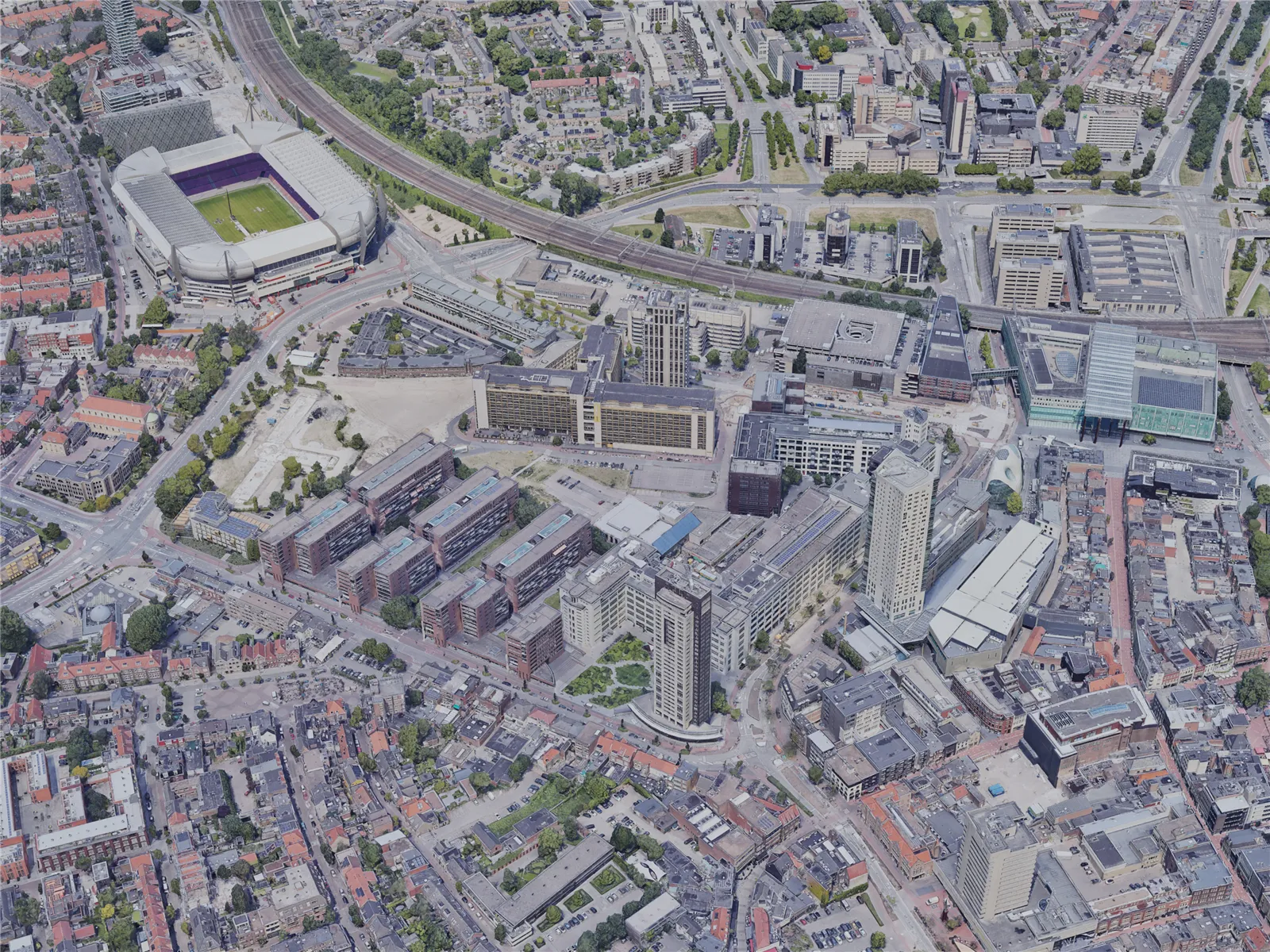 Eindhoven City, Netherlands (2022) 3D Model