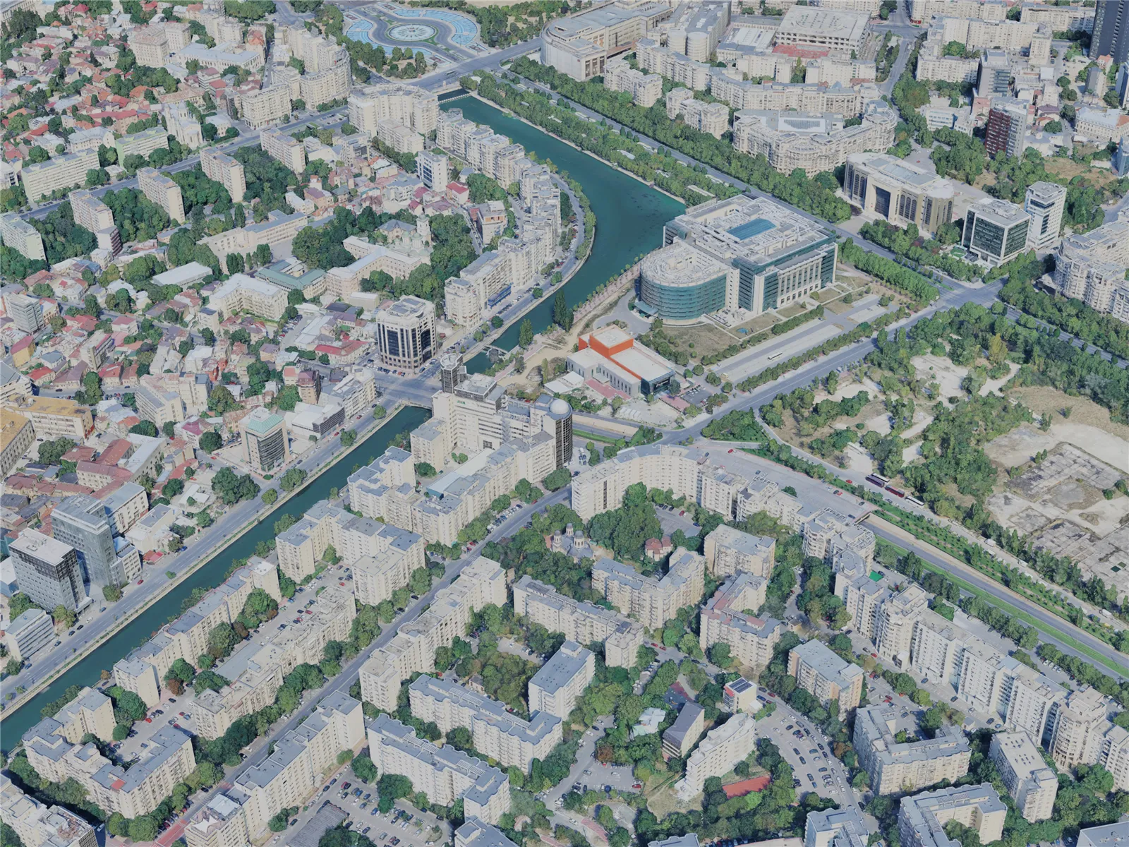 Bucharest City, Romania (2023) 3D Model