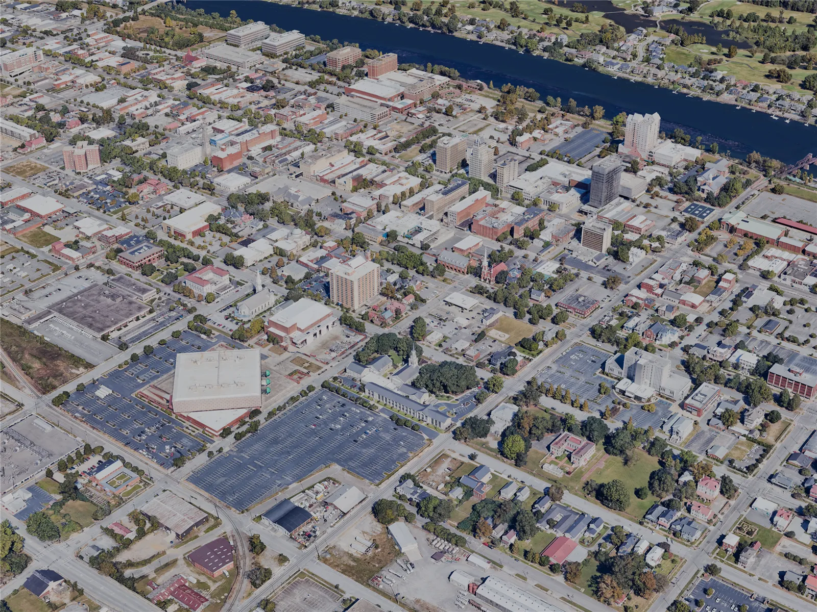 Augusta City, GA, USA (2023) 3D Model