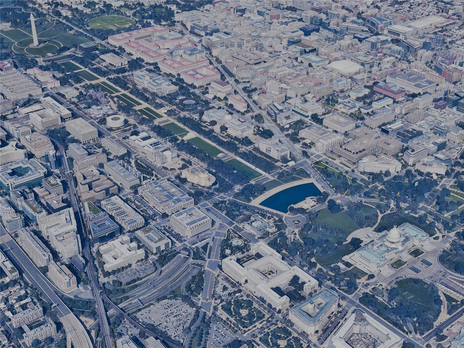 Washington City, DC, USA (2024) 3D Model