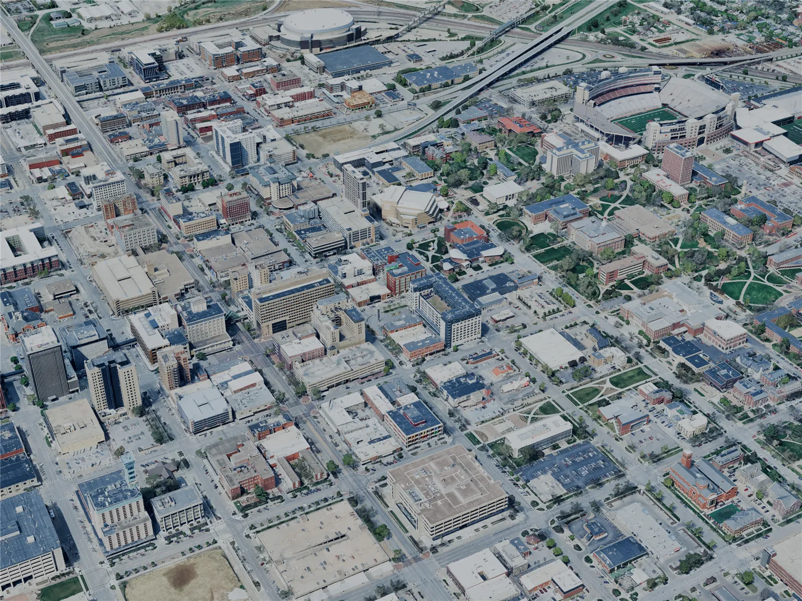 Lincoln City, NE, USA (2024) 3D Model