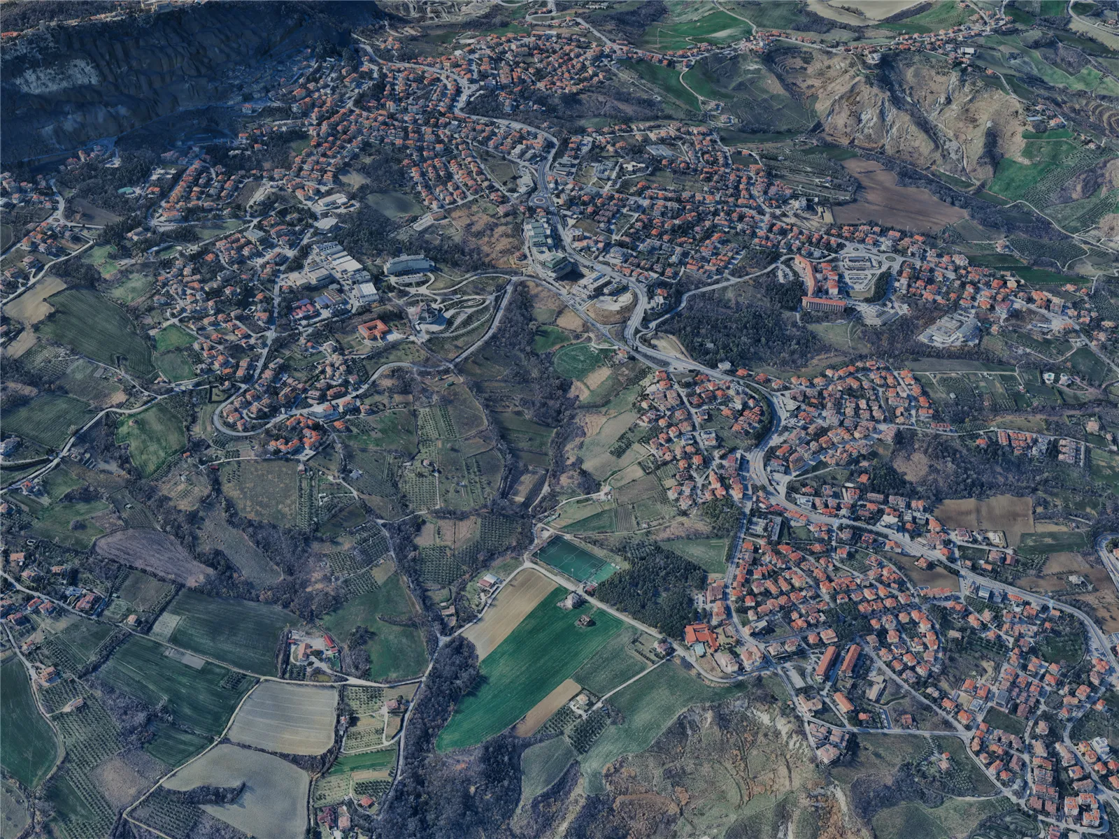 San Marino City, Italy (2024) 3D Model