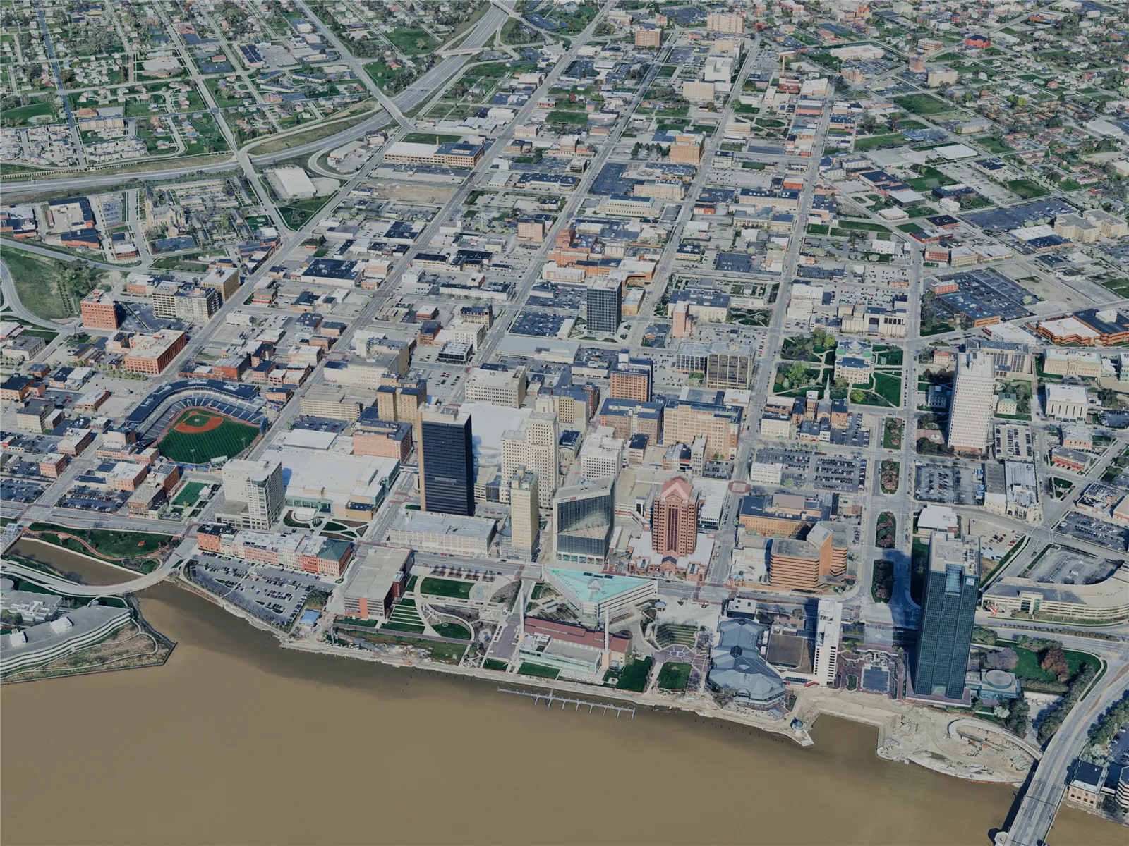 Toledo City, OH, USA (2024) 3D Model