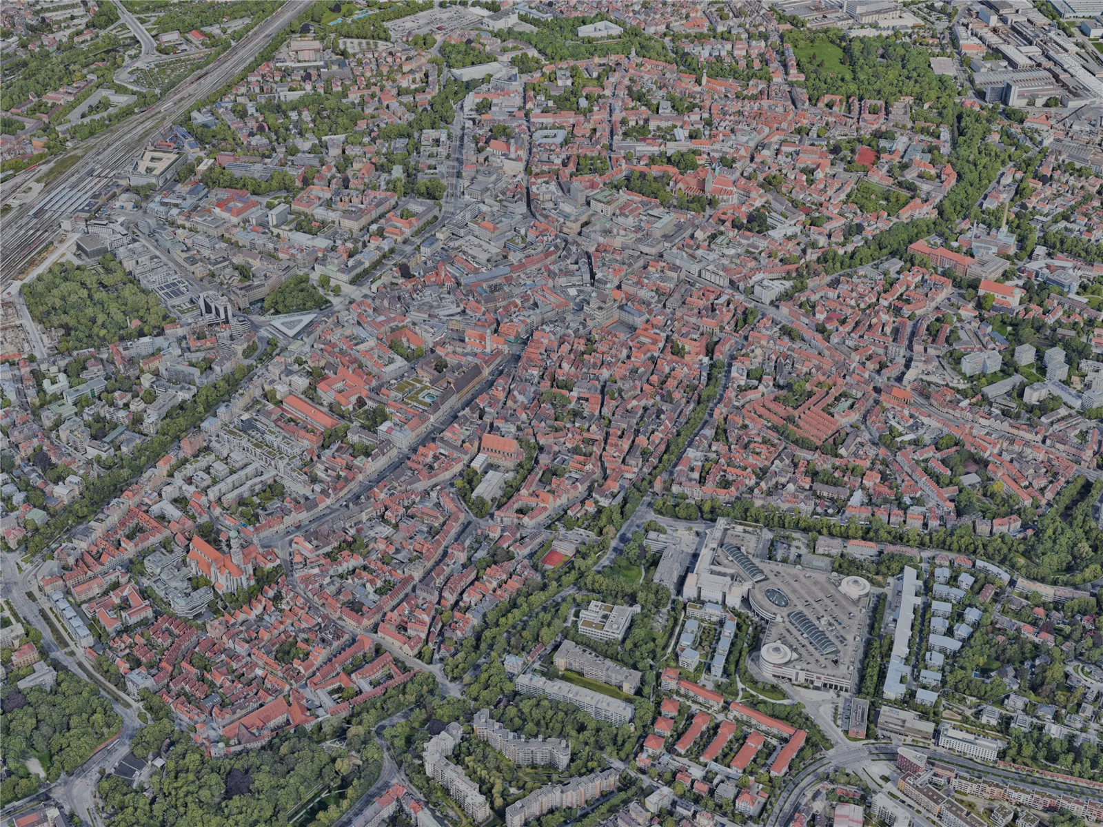 Augsburg City, Germany (2023) 3D Model