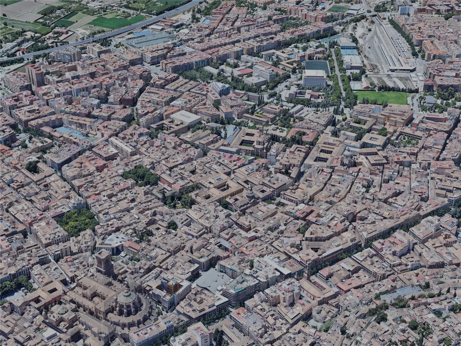 Granada City, Spain (2023) 3D Model