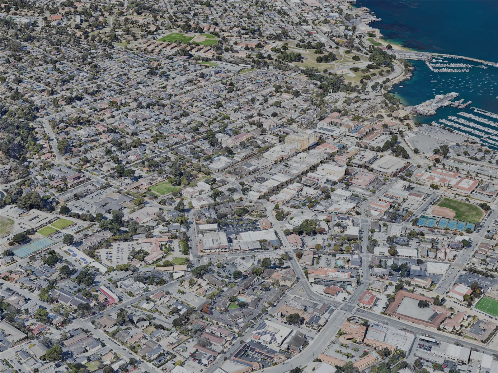 Monterey City, CA, USA (2023) 3D Model