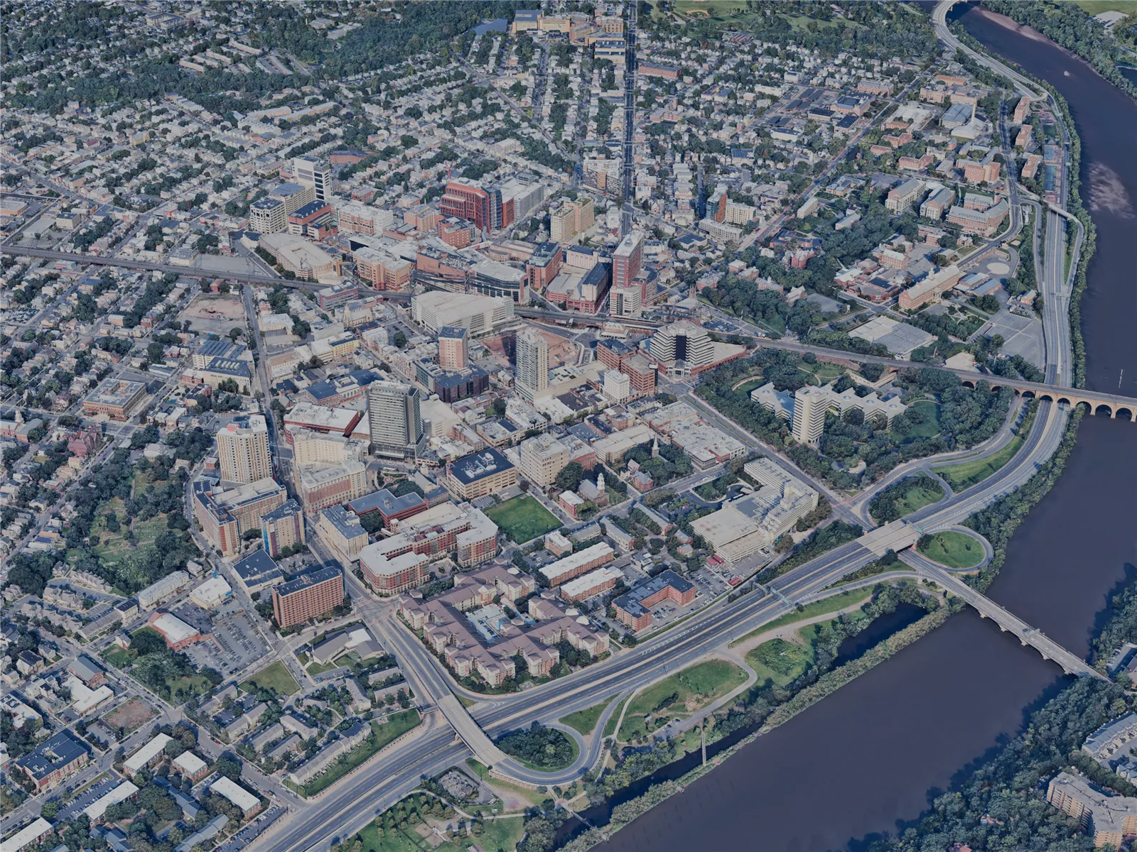 New Brunswick City, NJ, USA (2023) 3D Model