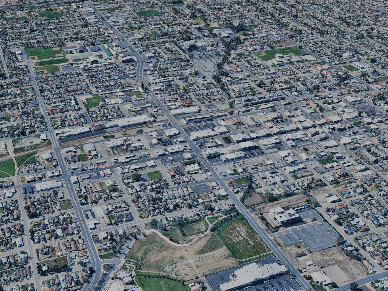 Porterville City, CA, USA (2023) 3D Model