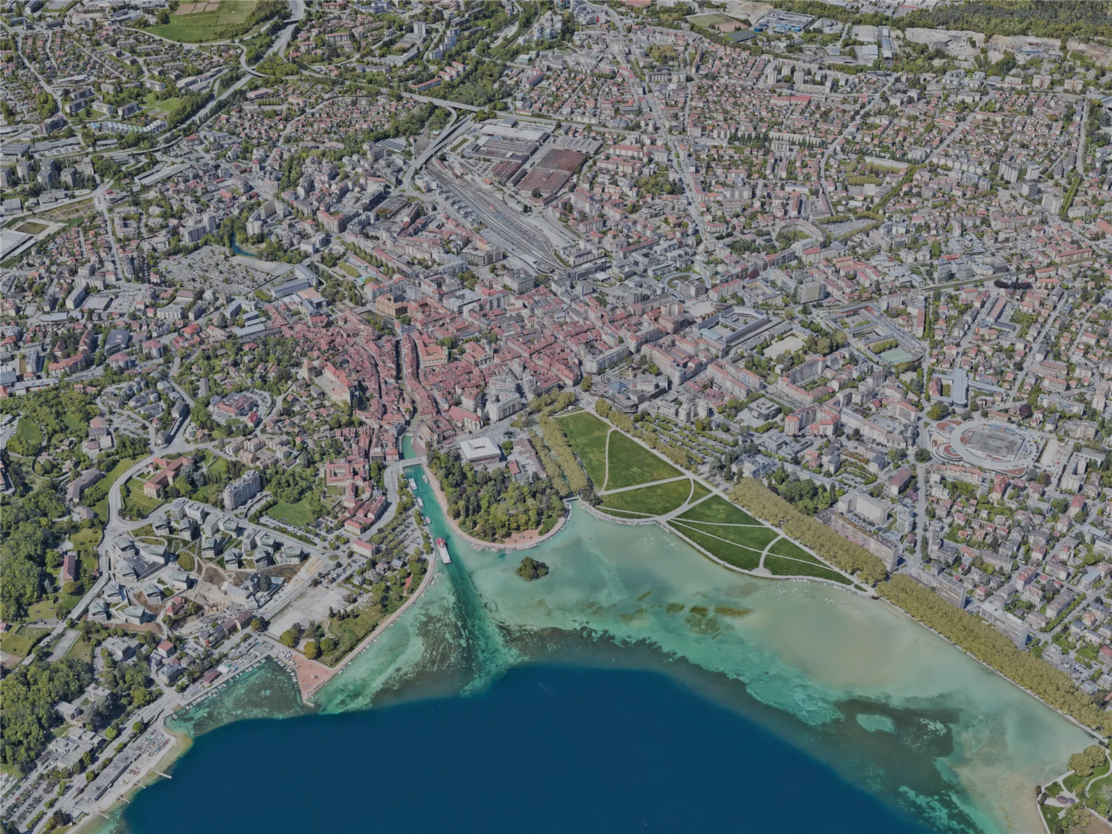 Annecy City, France (2022) 3D Model