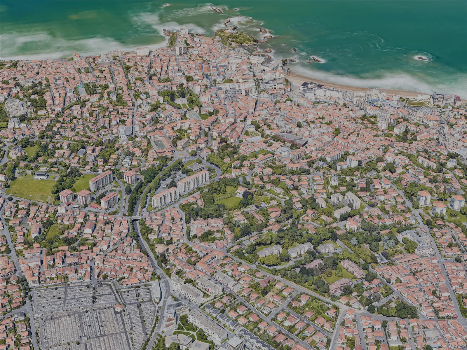 Biarritz City, France (2023) 3D Model