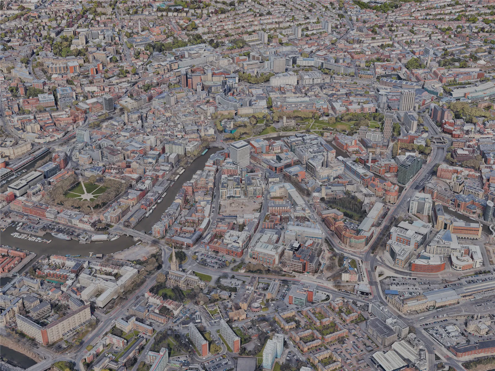 Bristol City, UK (2022) 3D Model