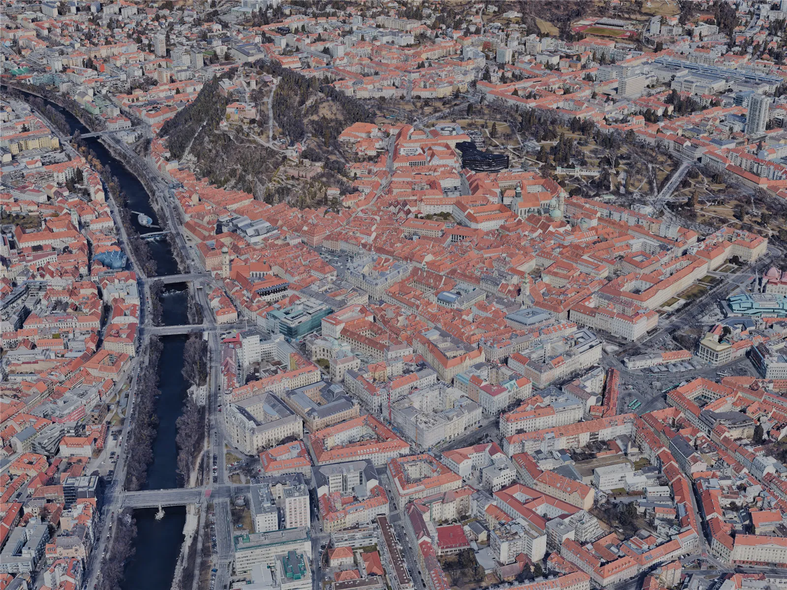 Graz City, Austria (2022) 3D Model