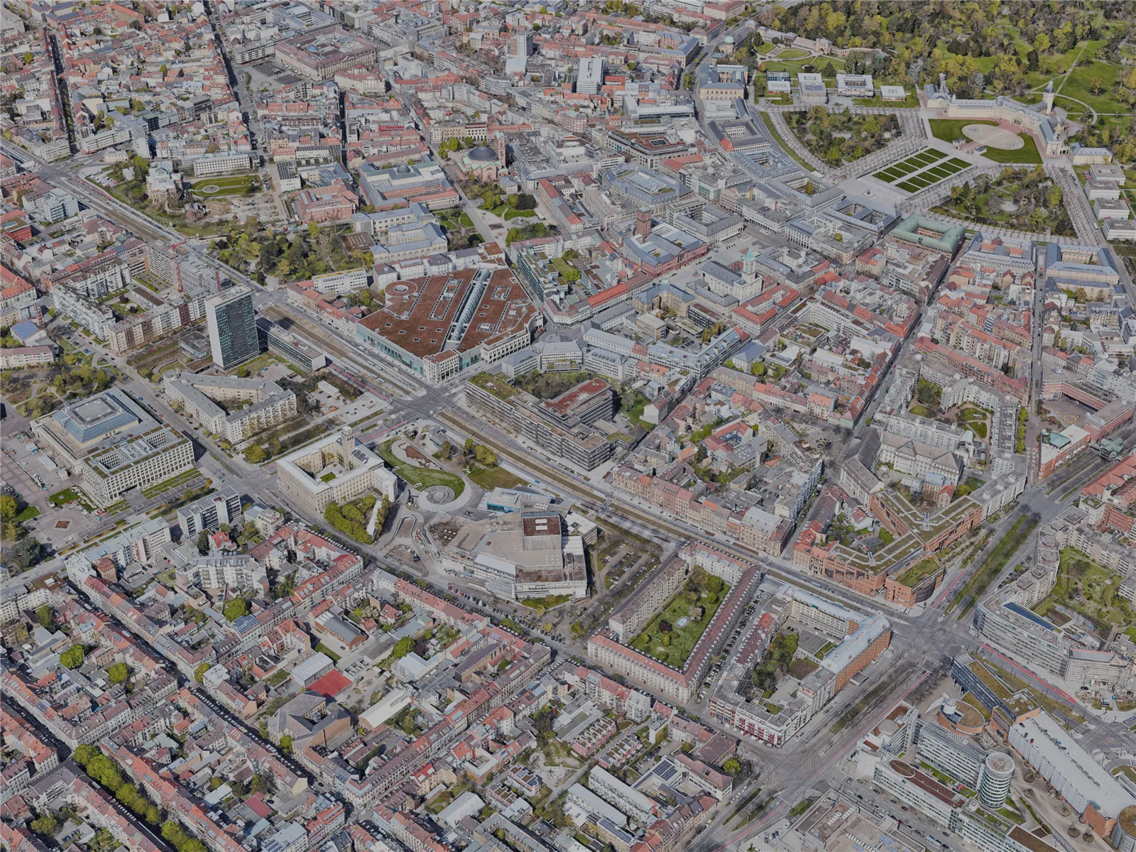 Karlsruhe City, Germany (2022) 3D Model