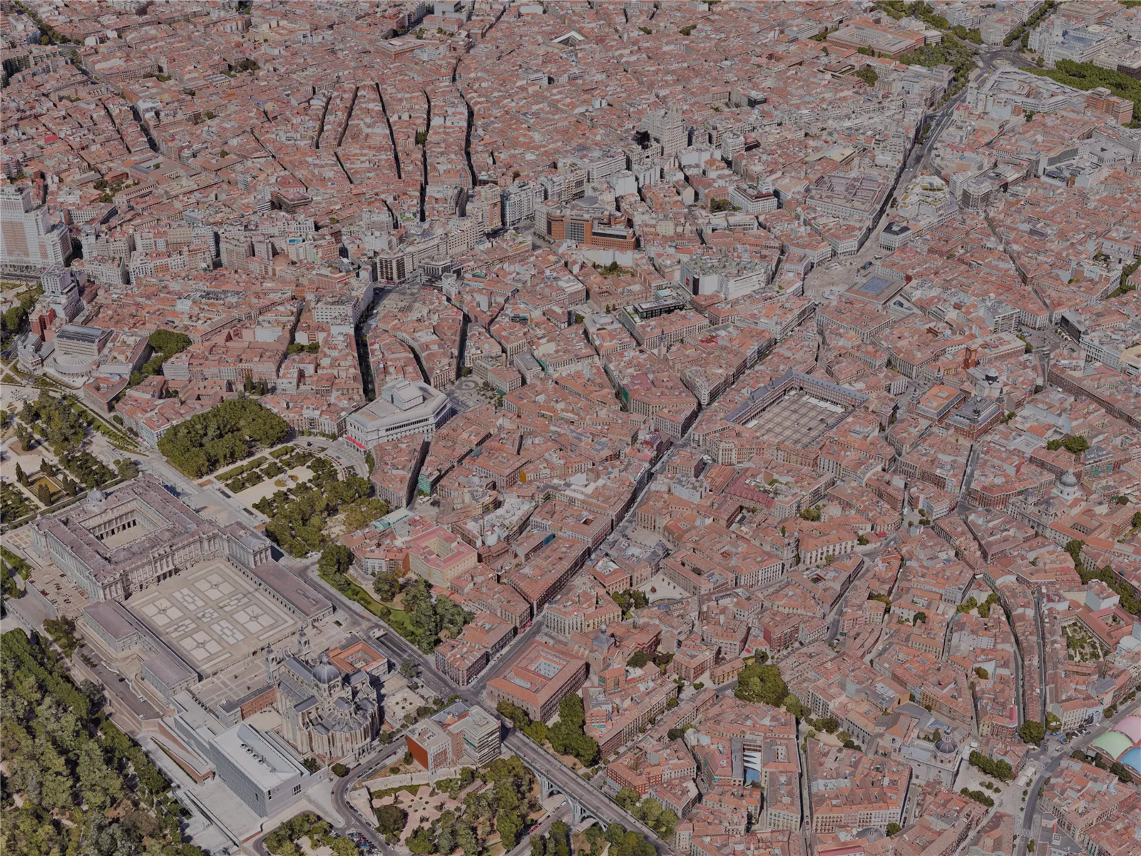 Madrid City, Spain (2023) 3D Model