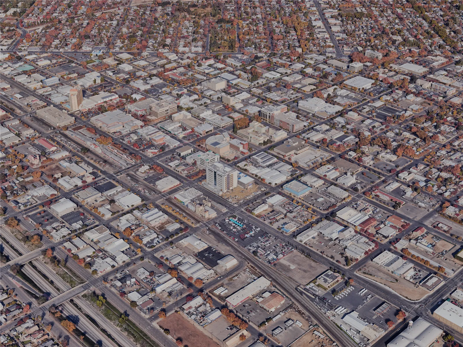 Modesto City, CA, USA (2024) 3D Model