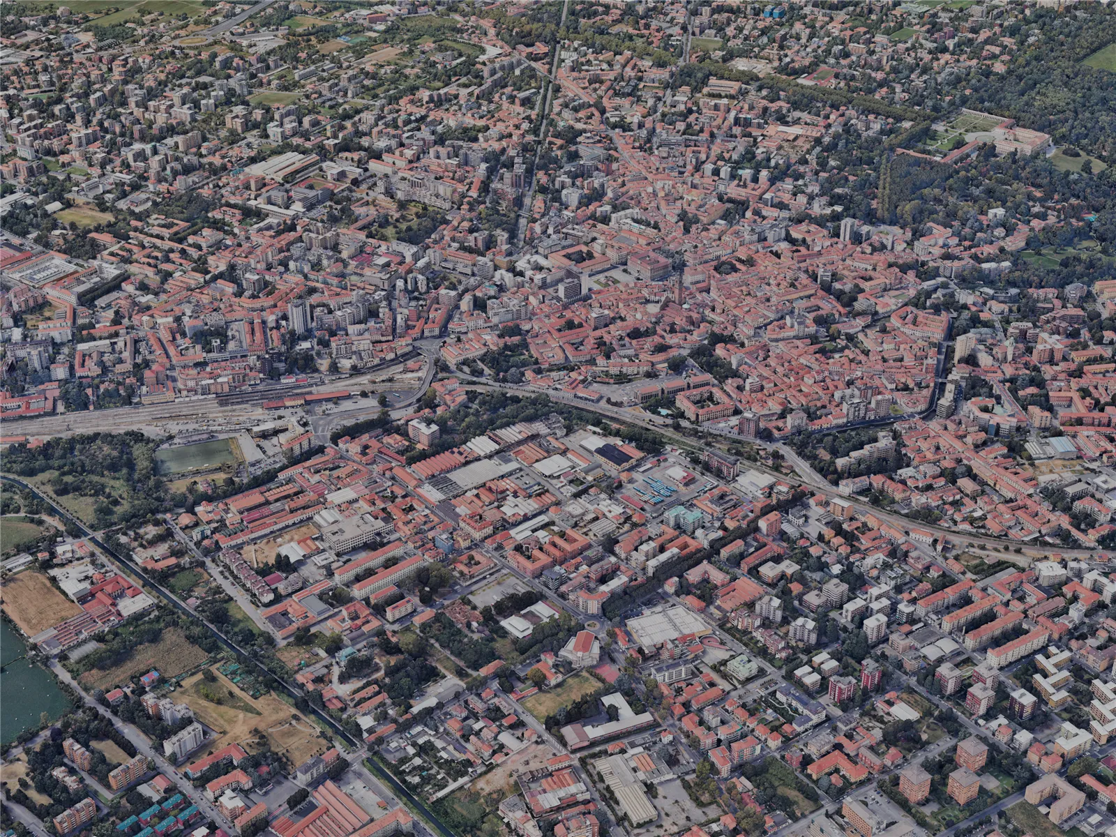 Monza City, Italy (2023) 3D Model