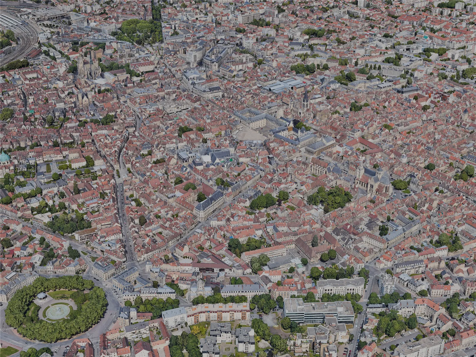 Dijon City, France (2022) 3D Model