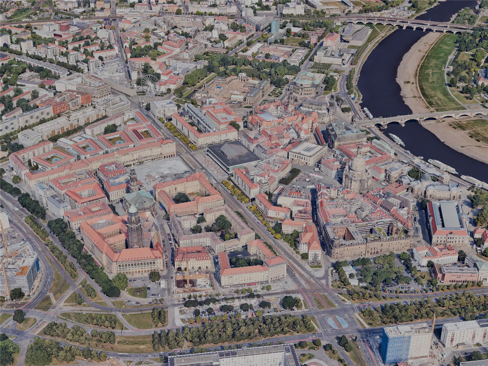 Dresden City, Germany (2023) 3D Model