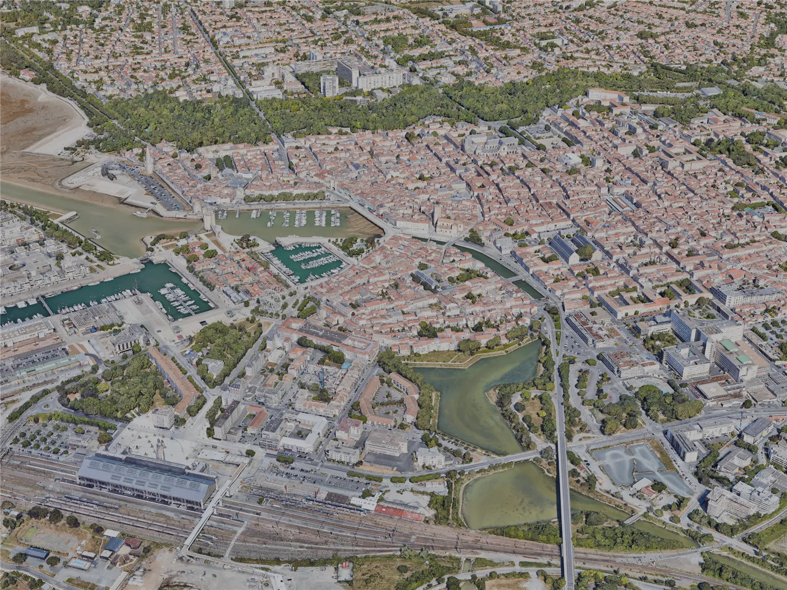 La Rochelle City, France (2022) 3D Model