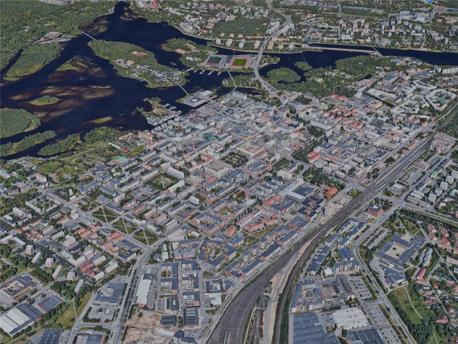 Oulu City, Finland (2024) 3D Model