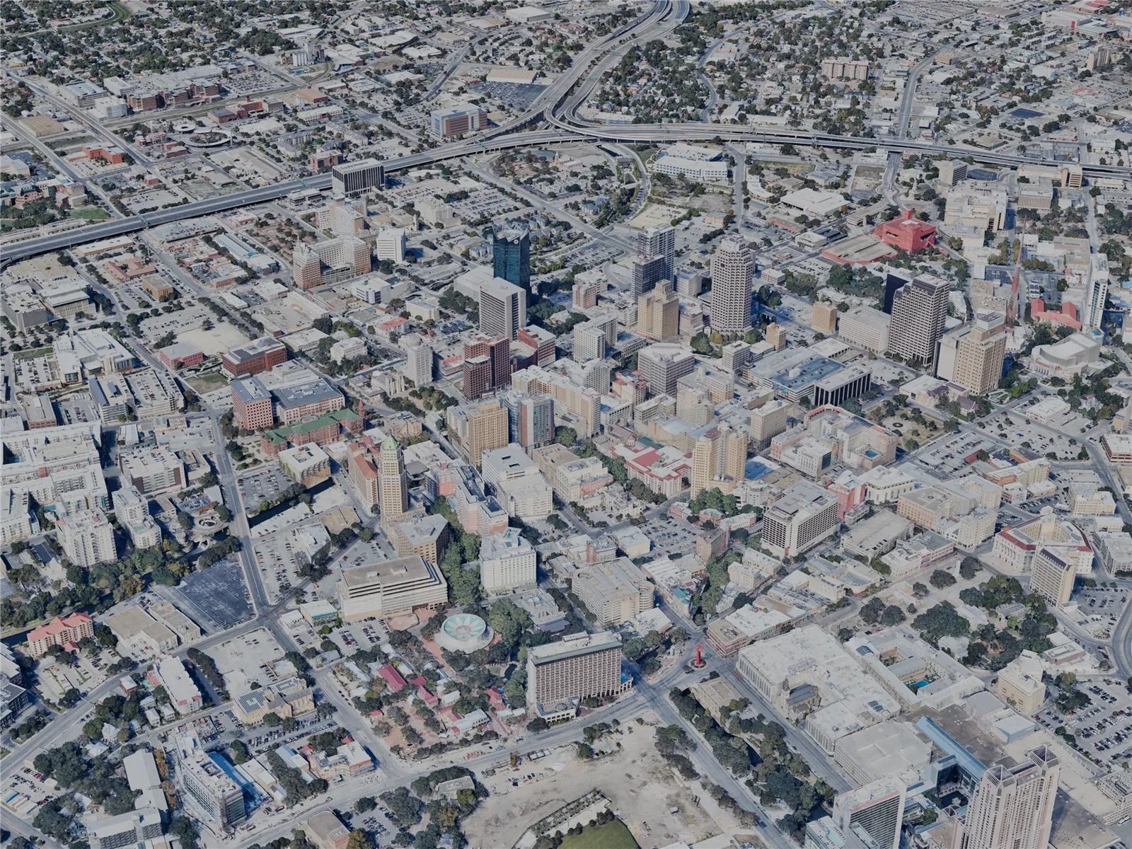 San Antonio City, USA (2024) 3D Model