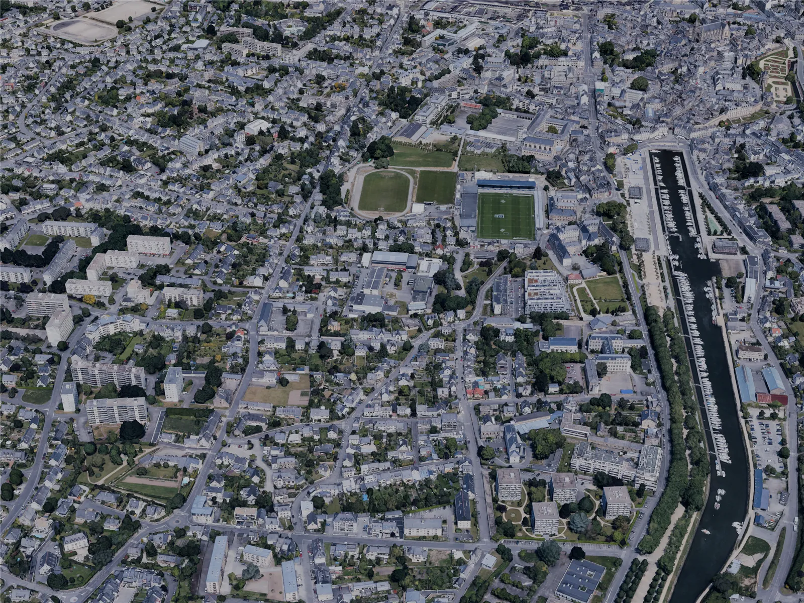 Vannes City, France (2022) 3D Model