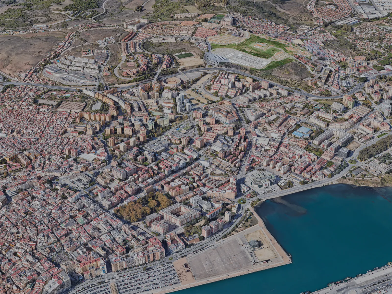 Algeciras City, Spain (2023) 3D Model