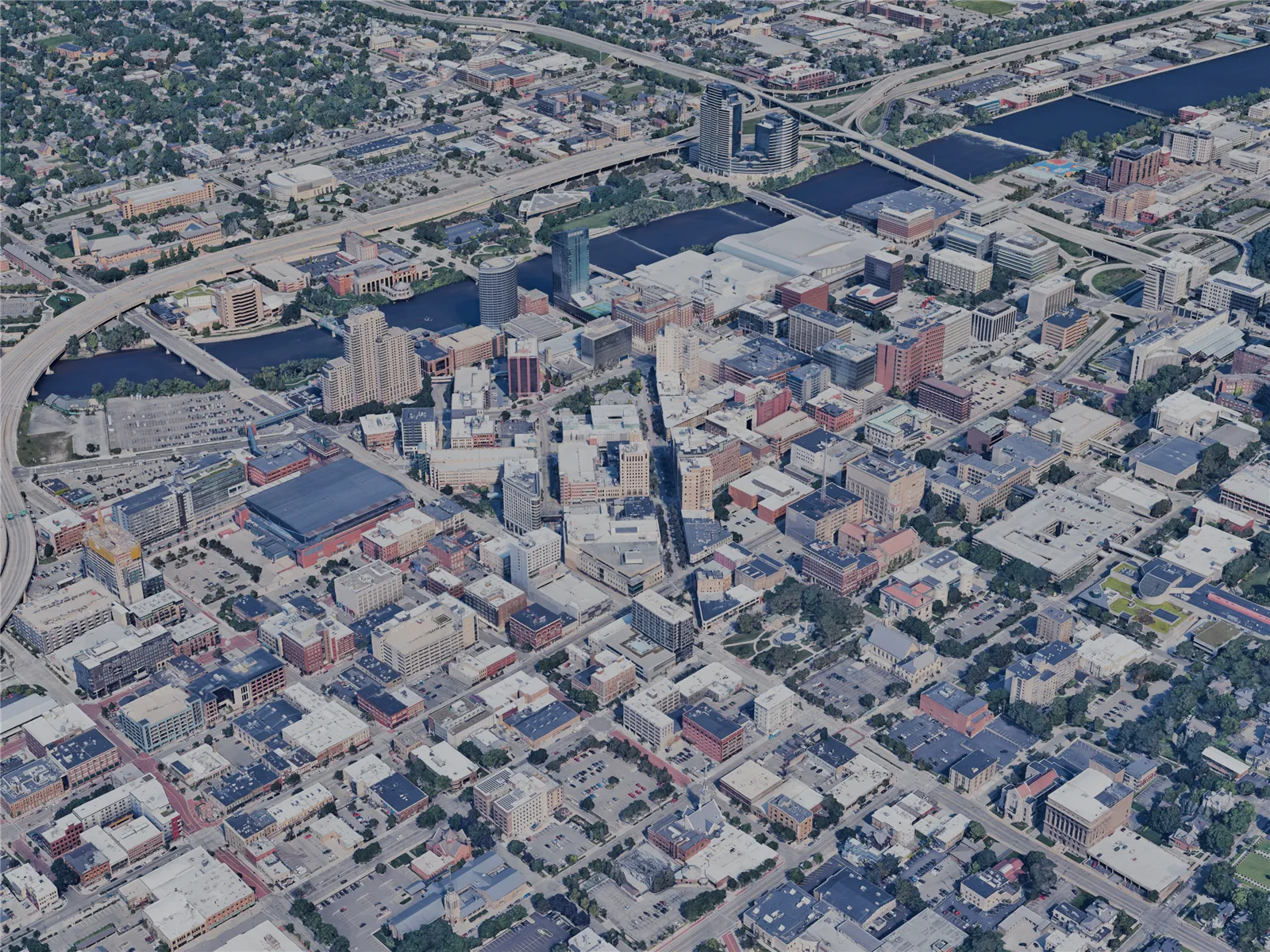 Grand Rapids City, USA (2023) 3D Model