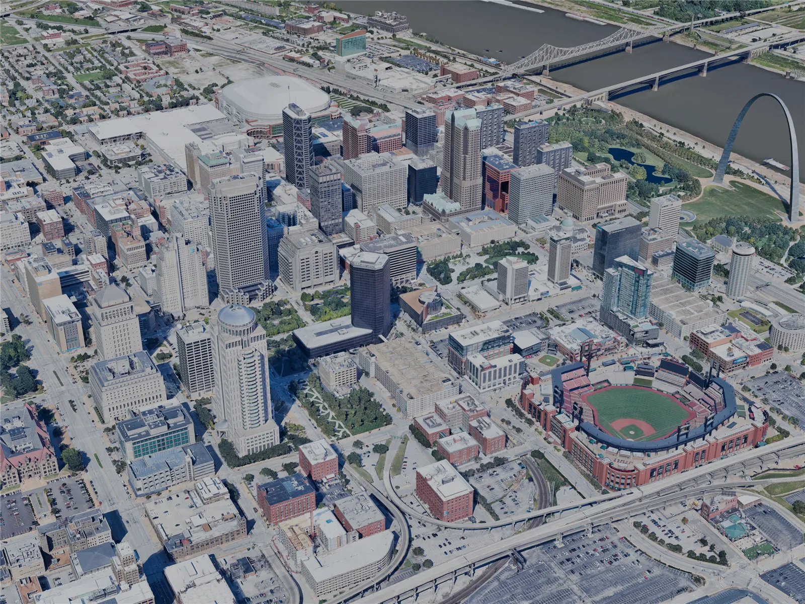 St. Louis City, MO, USA (2023) 3D Model