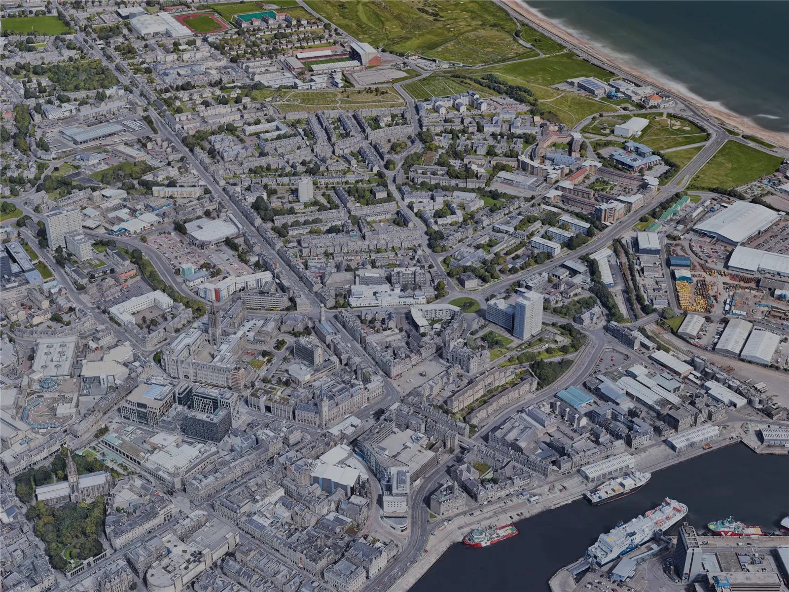 Aberdeen City, UK (2022) 3D Model