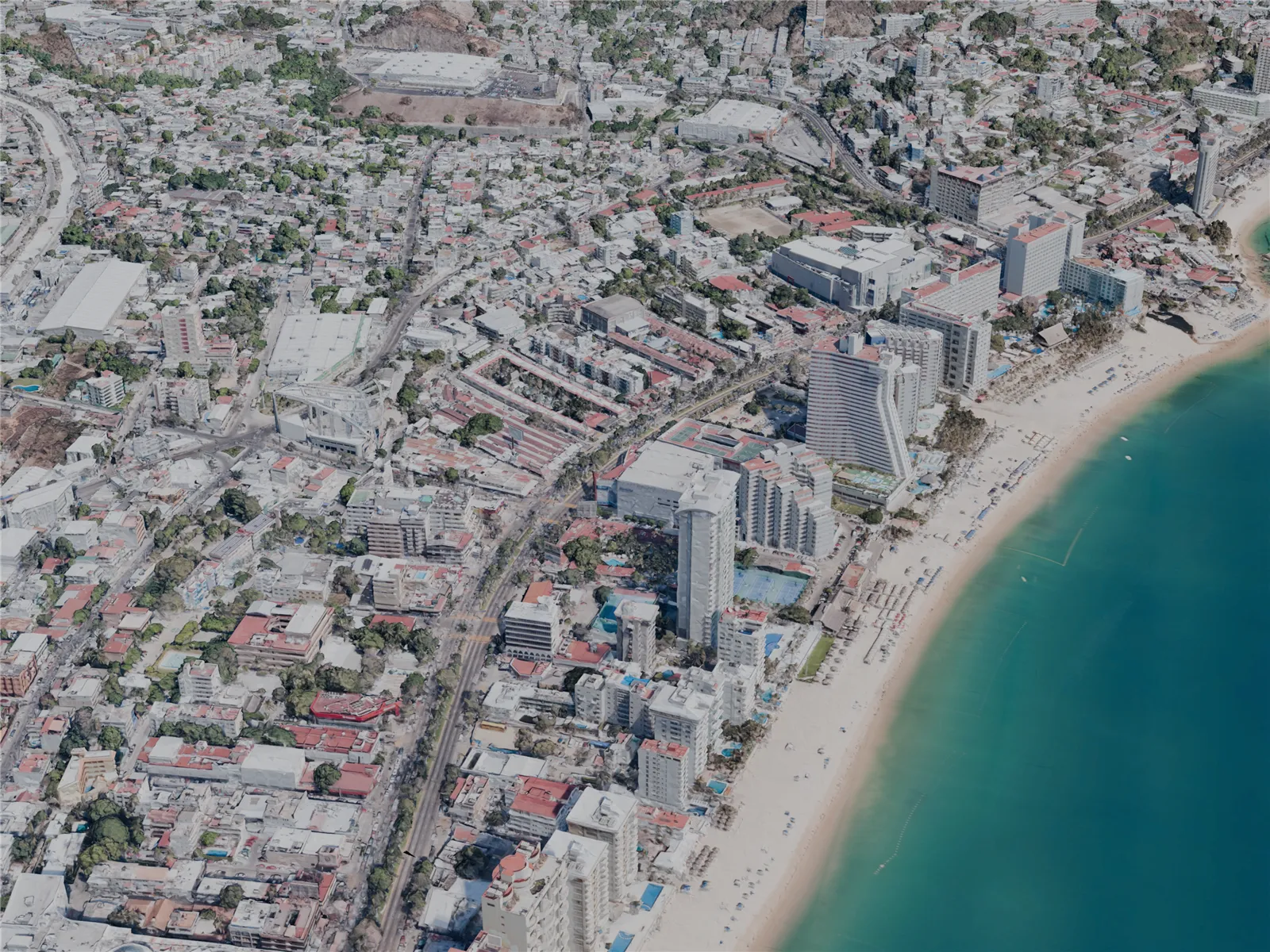 Acapulco City, Mexico (2022) 3D Model