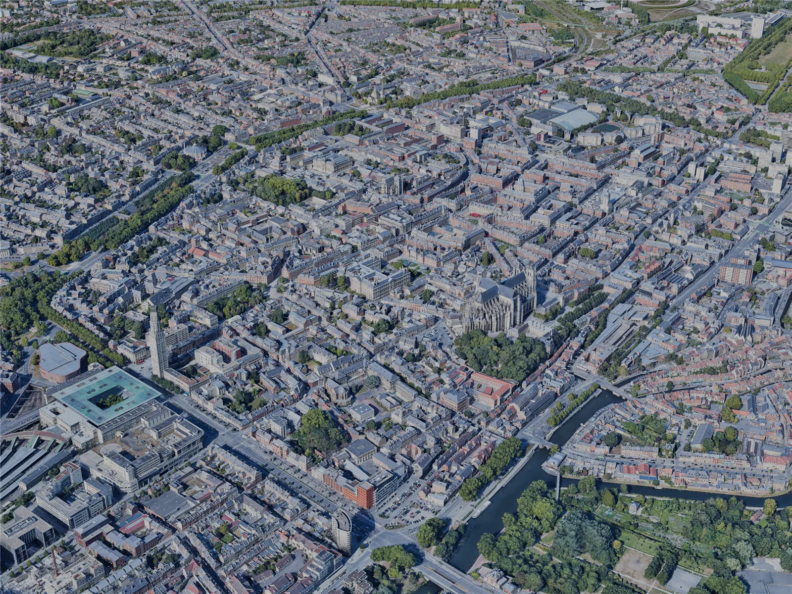 Amiens City, France (2022) 3D Model