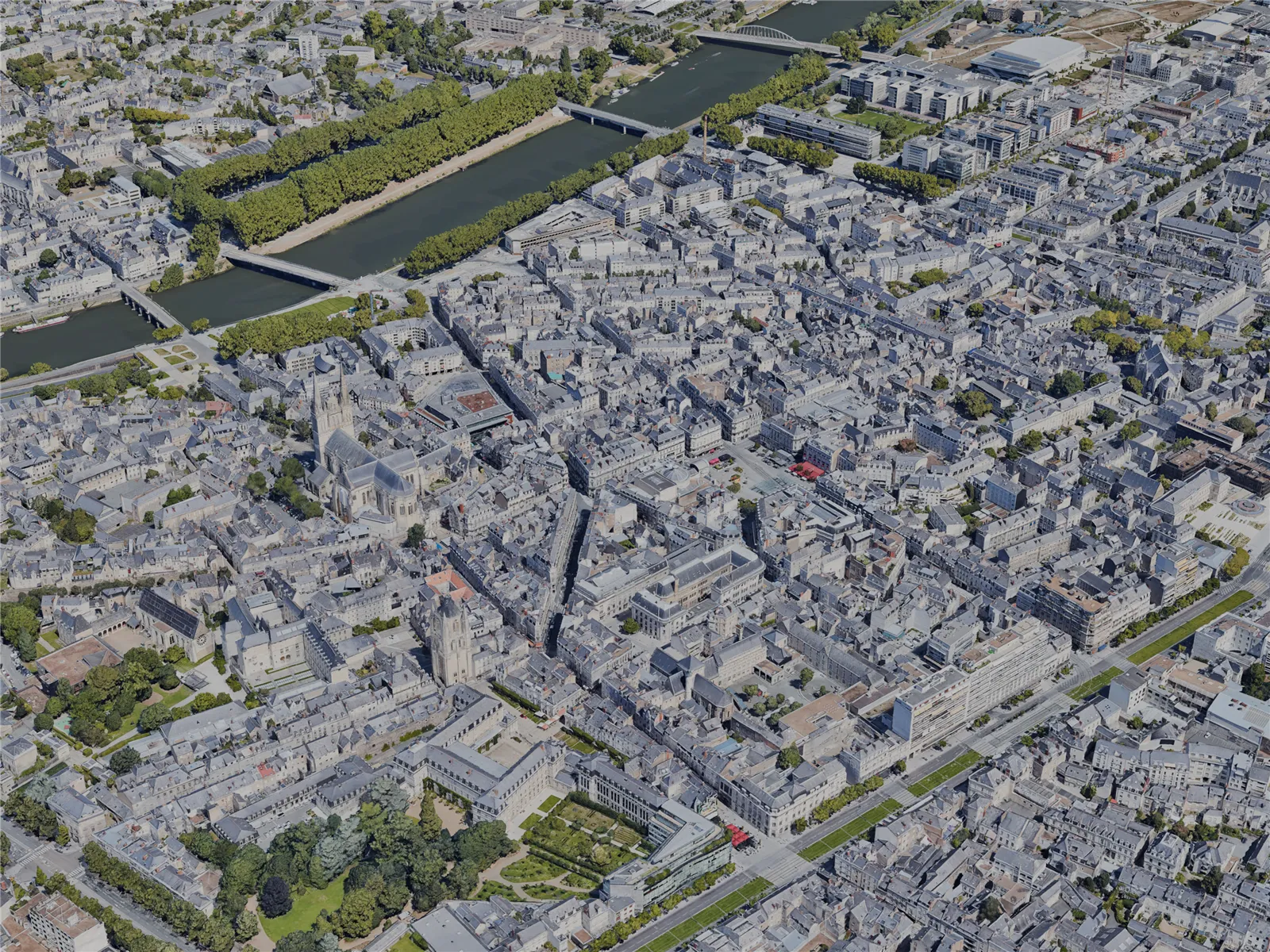 Angers City, France (2022) 3D Model