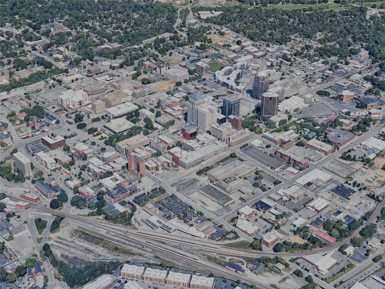 Greensboro City, USA (2023) 3D Model