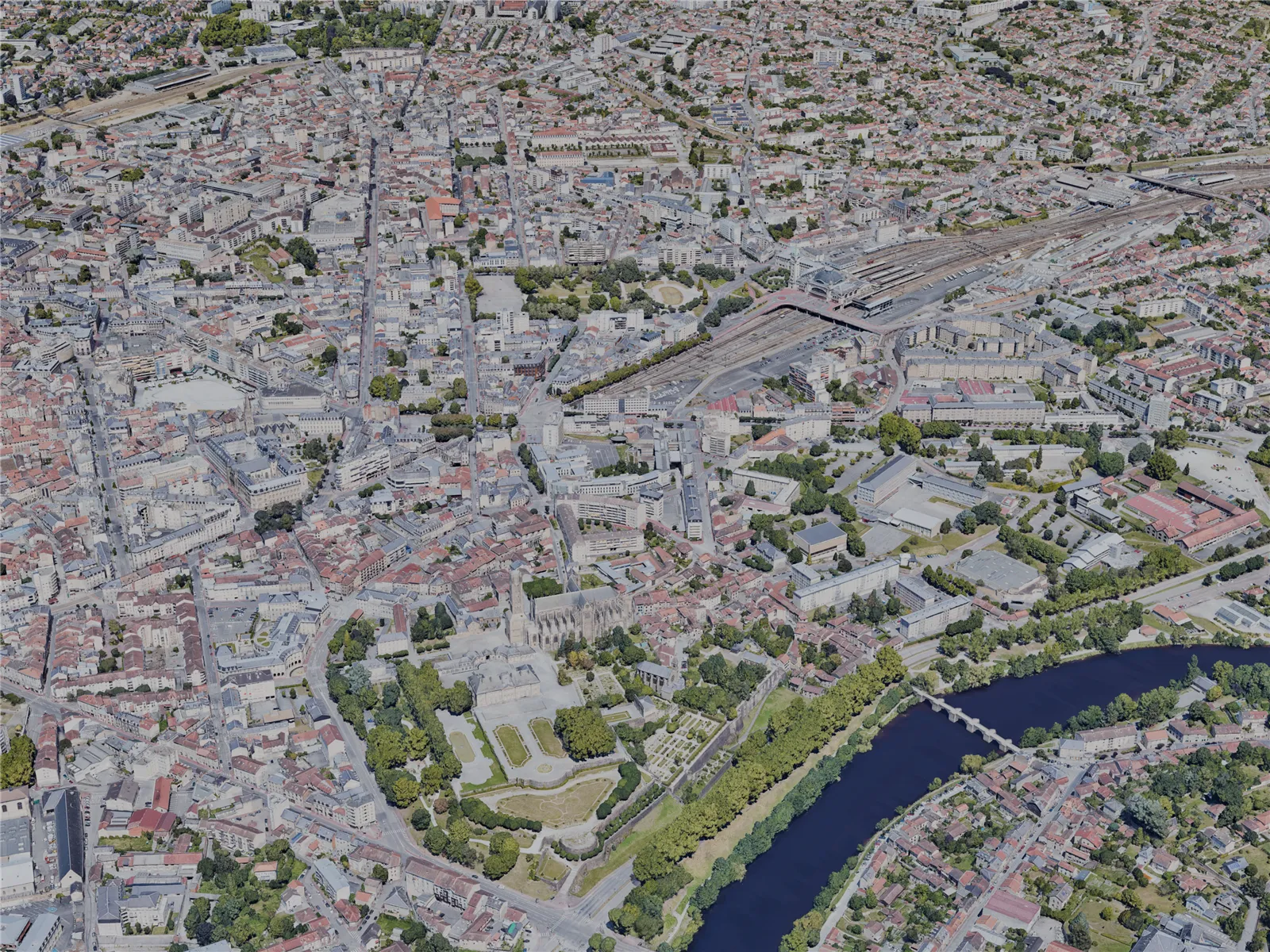 Limoges City, France (2022) 3D Model