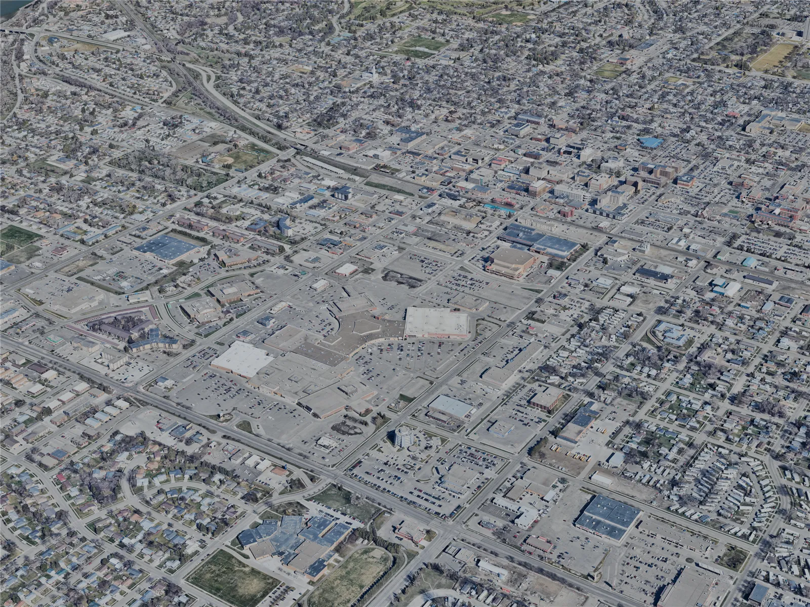 Bismarck City, ND, USA (2023) 3D Model