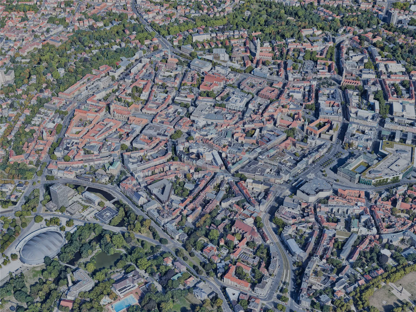 Braunschweig City, Germany (2022) 3D Model